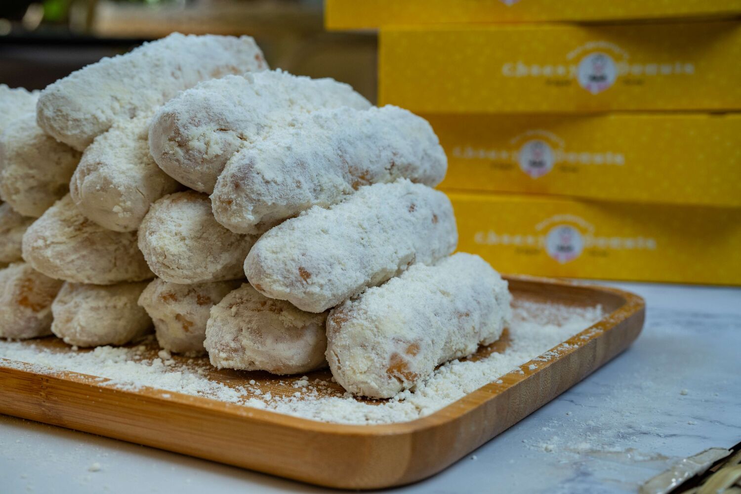 Cheese Pull Donut